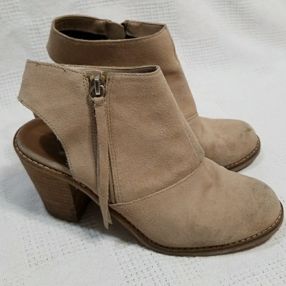 Dolce Vita Shoes - DV by Dolce Vita Jentry Suede Open Heel Booties 7